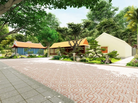 Hình ảnh thi công sân vườn đẹp 